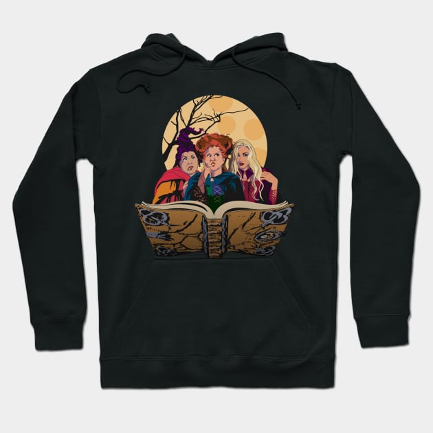 Hocus Pocus Sanderson Sisters Hoodie by gallaugherus